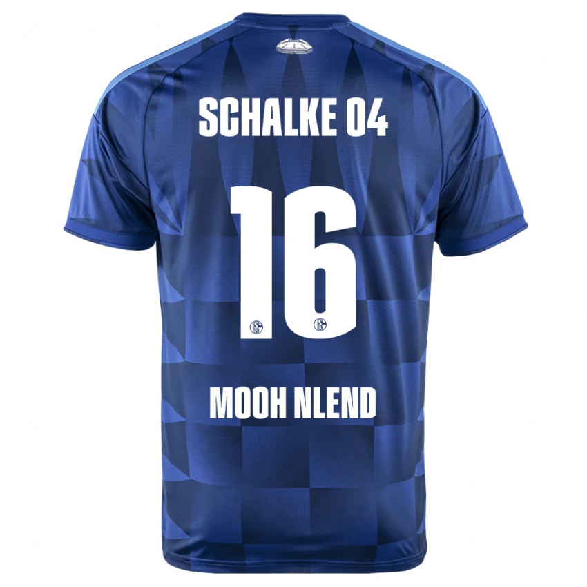 ילדים Jofranck Mooh Nlend #16 כחול כהה צהוב לבן ג'רזי ביתית 2026/27 חולצה קצרה