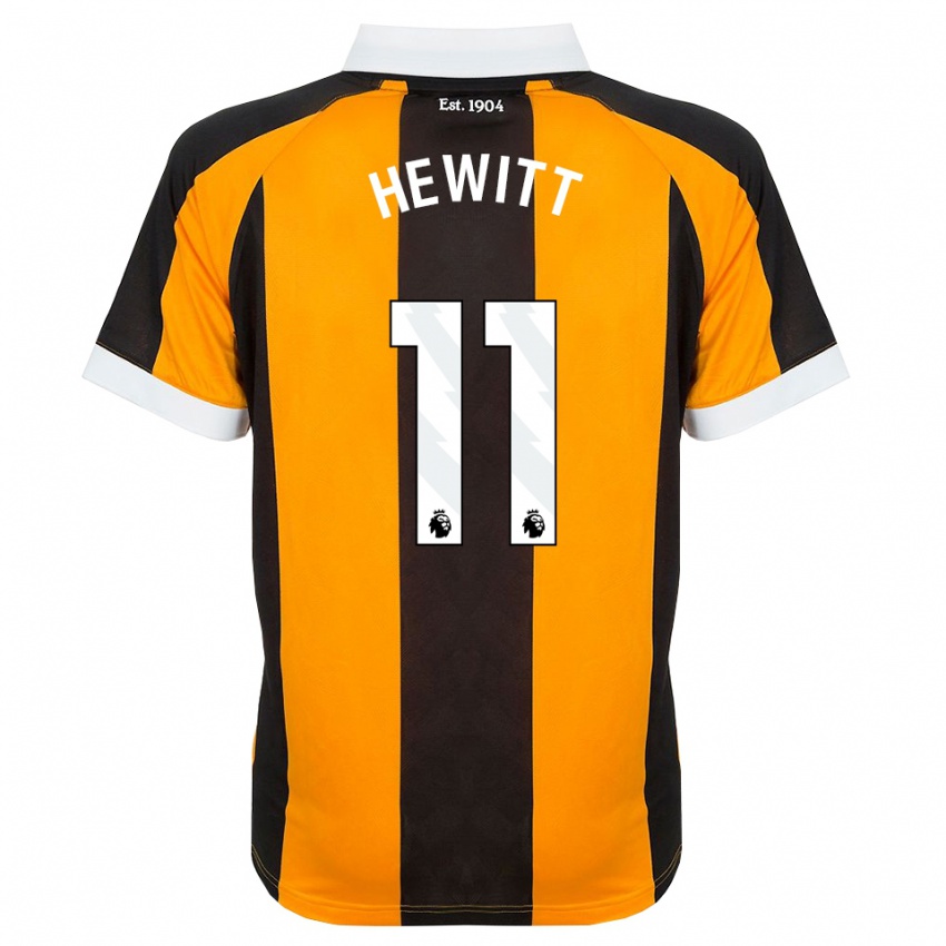 ילדים Stan Hewitt #11 כתום שחור לבן ג'רזי ביתית 2026/27 חולצה קצרה