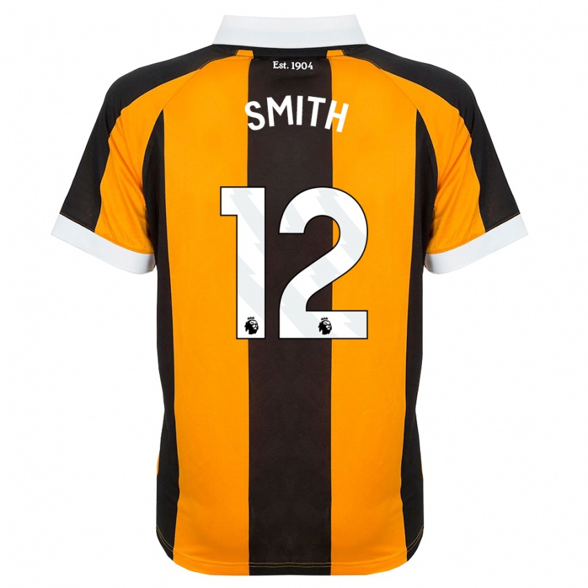 ילדים Emily Smith #12 כתום שחור לבן ג'רזי ביתית 2026/27 חולצה קצרה