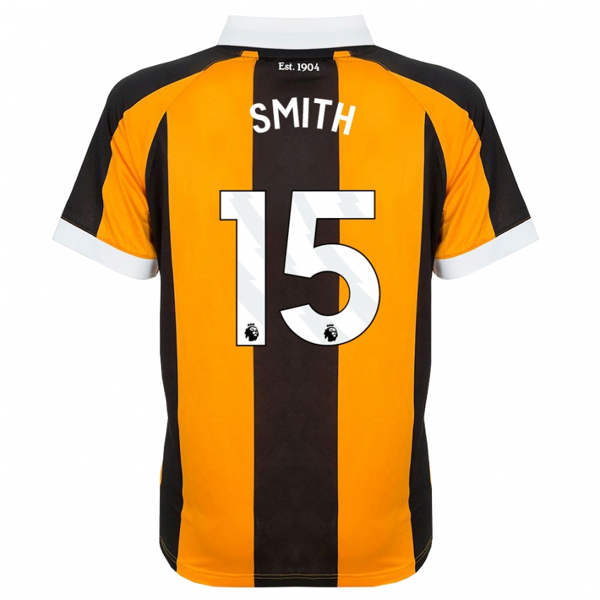 ילדים Suey Smith #15 כתום שחור לבן ג'רזי ביתית 2026/27 חולצה קצרה