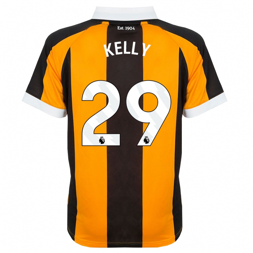 ילדים Ace Kelly #29 כתום שחור לבן ג'רזי ביתית 2026/27 חולצה קצרה