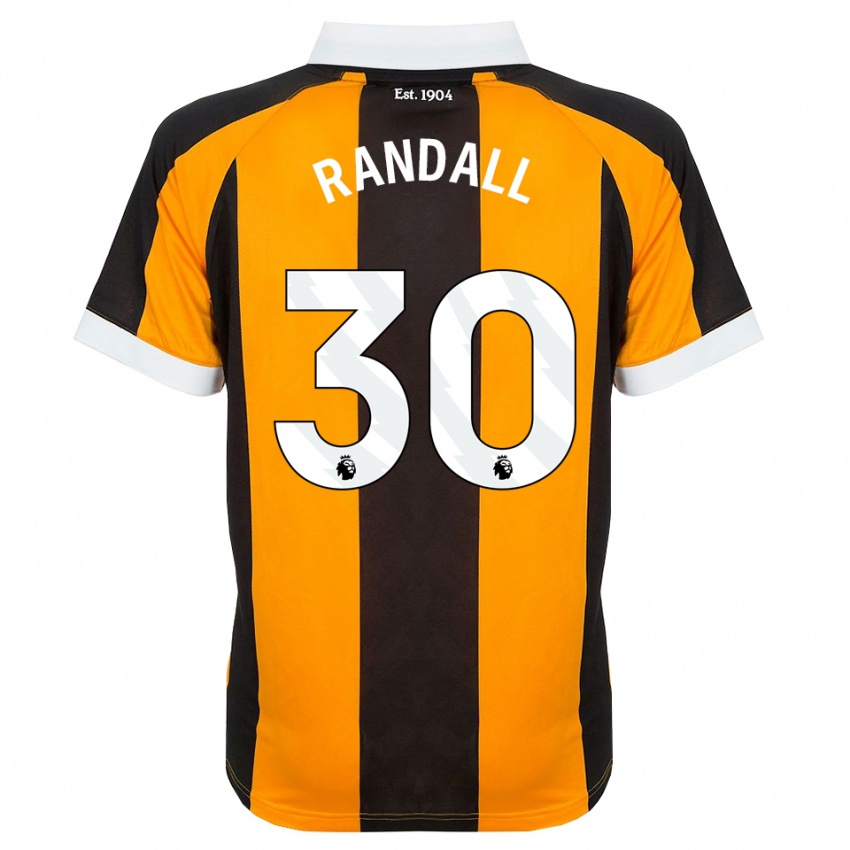 ילדים Jennifer Randall #30 כתום שחור לבן ג'רזי ביתית 2026/27 חולצה קצרה