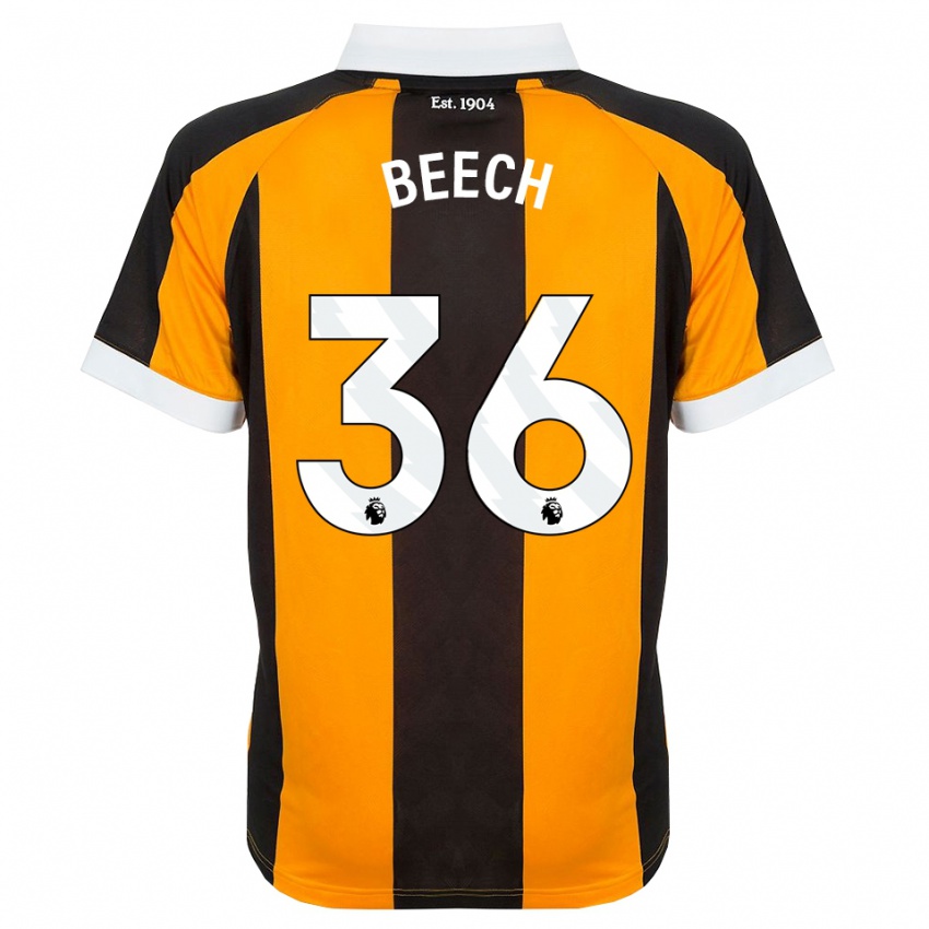 ילדים Amy Beech #36 כתום שחור לבן ג'רזי ביתית 2026/27 חולצה קצרה