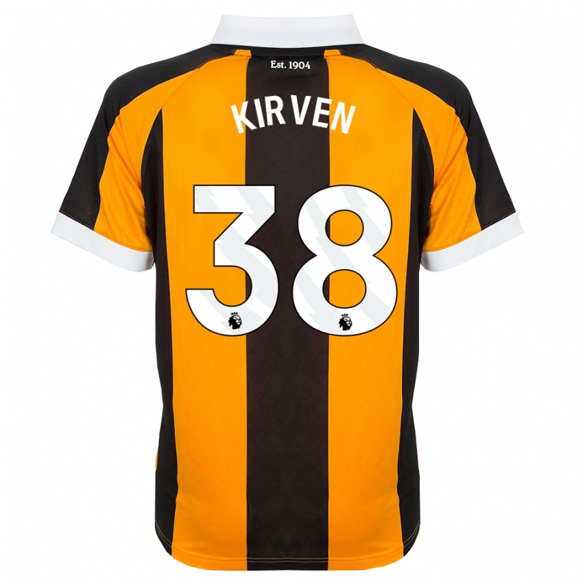 ילדים Tess Kirven #38 כתום שחור לבן ג'רזי ביתית 2026/27 חולצה קצרה