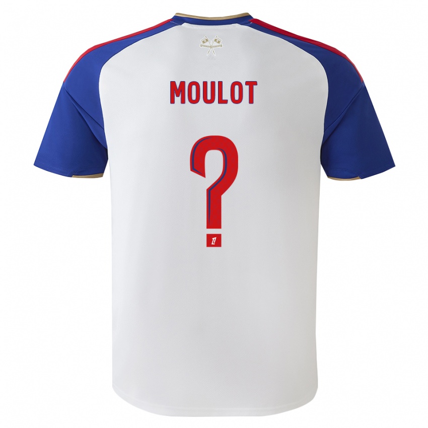 ילדים Paul-Ianel Moulot #0 כחול מלכותי אדום לבן ג'רזי ביתית 2026/27 חולצה קצרה