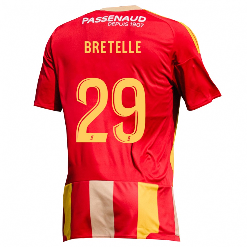 ילדים Lucas Bretelle #29 צהוב אדום ירוק ג'רזי ביתית 2026/27 חולצה קצרה
