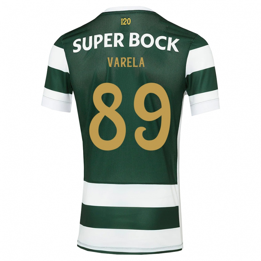 ילדים Leonardo Varela #89 אפור כהה לבן ג'רזי ביתית 2026/27 חולצה קצרה