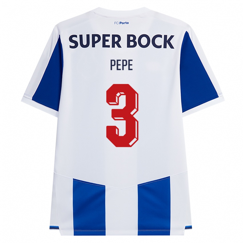 ילדים פפה #3 כחול לבן אדום ג'רזי ביתית 2026/27 חולצה קצרה