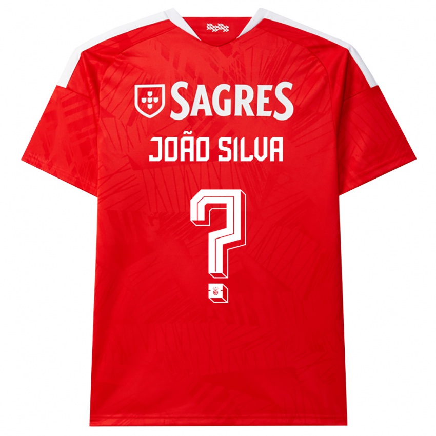 ילדים João Silva #0 אדום לבן צהוב ג'רזי ביתית 2026/27 חולצה קצרה