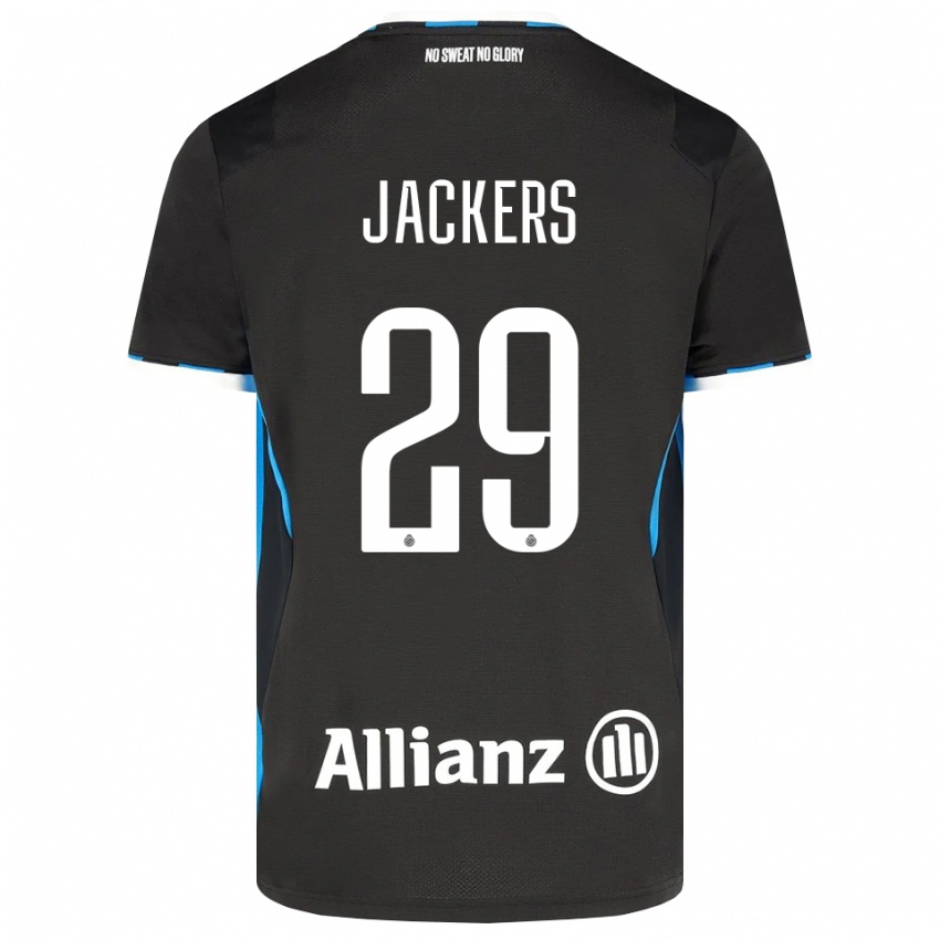ילדים Nordin Jackers #29 שחור אדום כחול ג'רזי ביתית 2026/27 חולצה קצרה