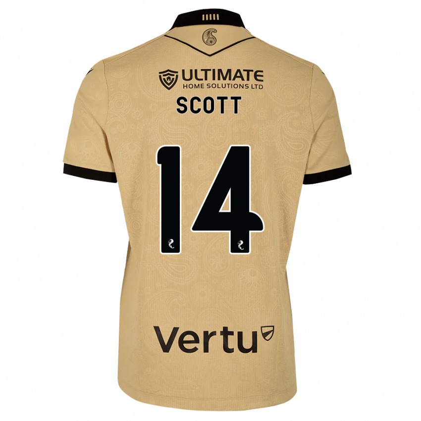 ילדים James Scott #14 עץ שחור הרחק ג'רזי 2026/27 חולצה קצרה