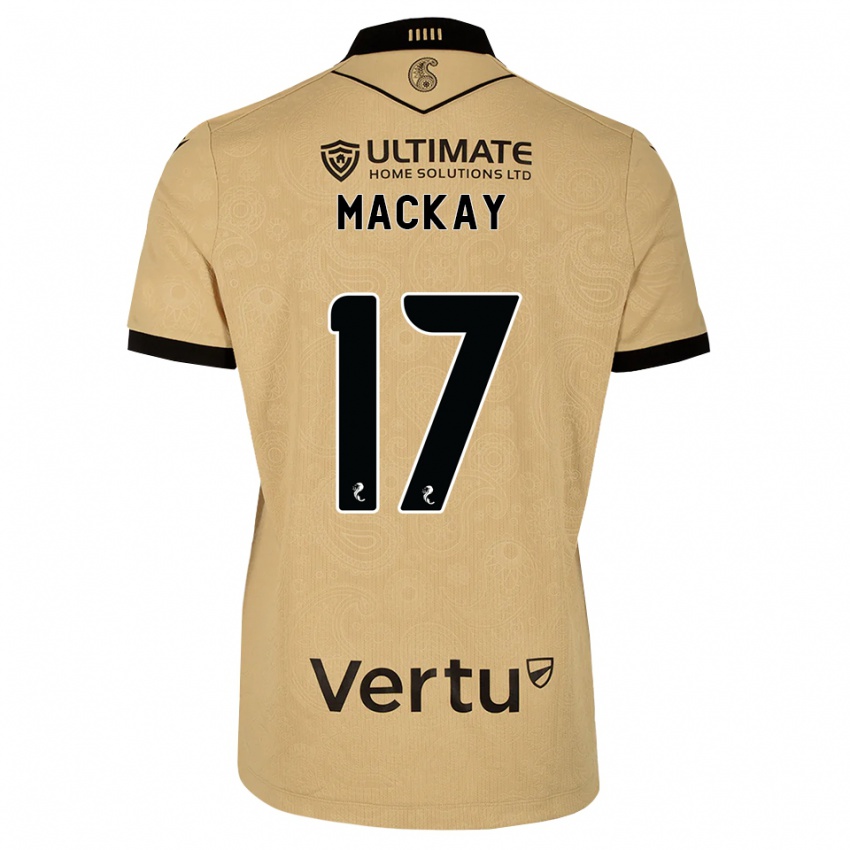 ילדים Rory Mackay #17 עץ שחור הרחק ג'רזי 2026/27 חולצה קצרה