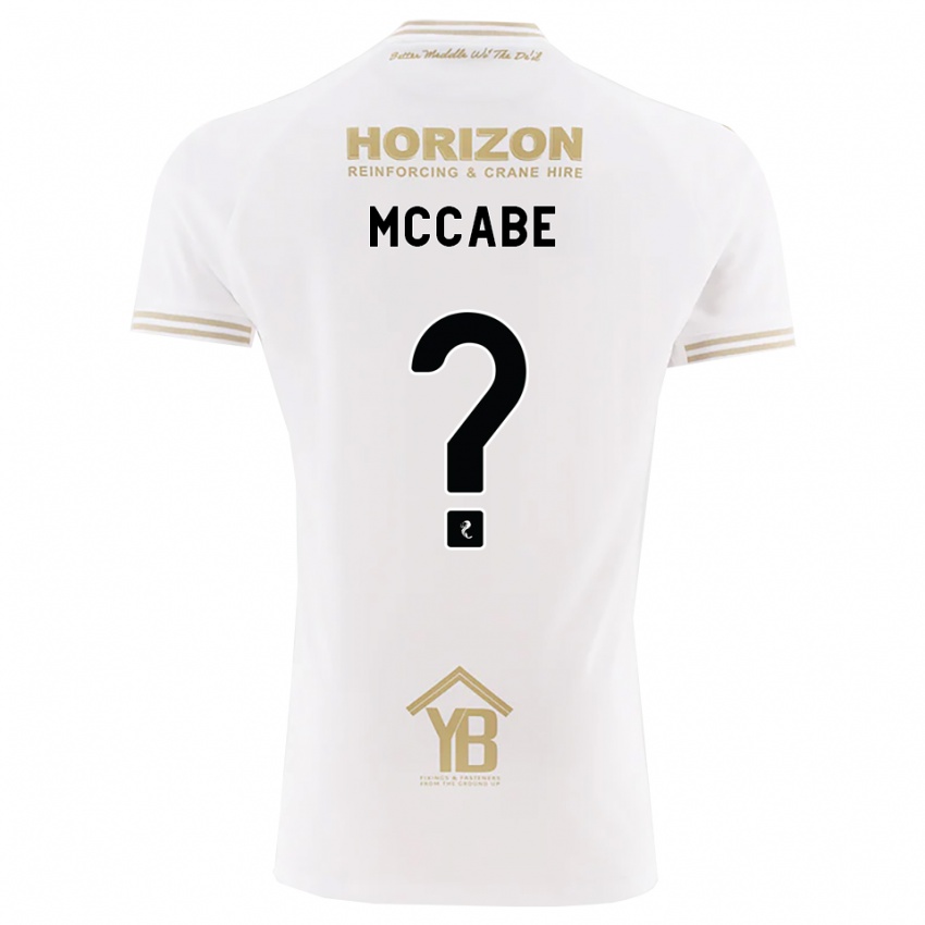ילדים Karen Mccabe #0 חיטה לבנה הרחק ג'רזי 2026/27 חולצה קצרה
