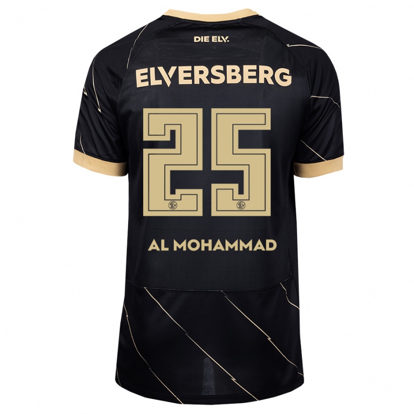 ילדים Loay Al Mohammad #25 שחור חום הרחק ג'רזי 2026/27 חולצה קצרה