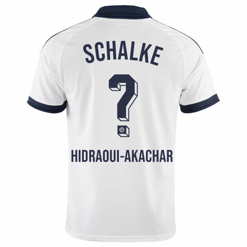 ילדים Yassin Hidraoui-Akachar #0 שחור לבן הרחק ג'רזי 2026/27 חולצה קצרה