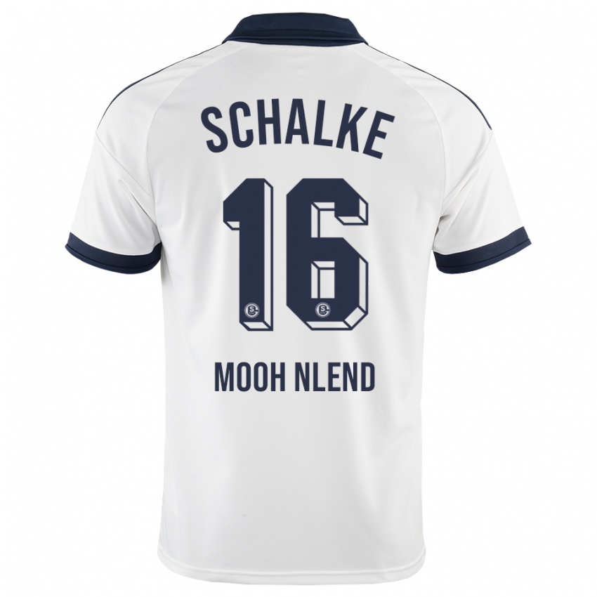 ילדים Jofranck Mooh Nlend #16 שחור לבן הרחק ג'רזי 2026/27 חולצה קצרה