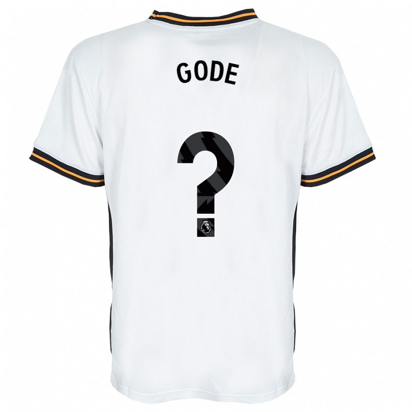ילדים Ted Gode #0 לבן כתום שחור הרחק ג'רזי 2026/27 חולצה קצרה