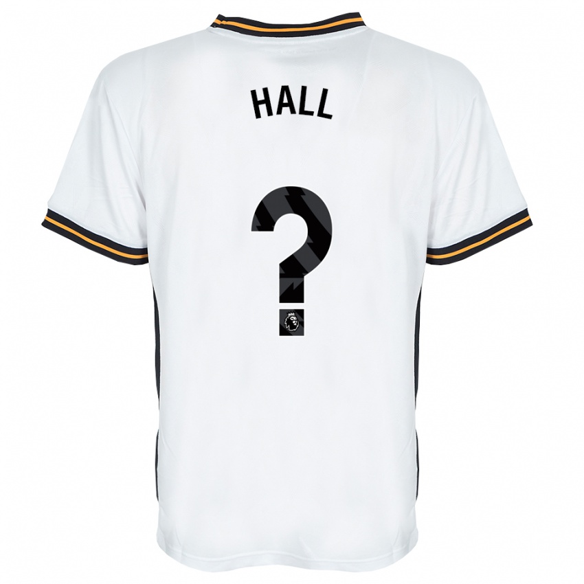 ילדים Sincere Hall #0 לבן כתום שחור הרחק ג'רזי 2026/27 חולצה קצרה
