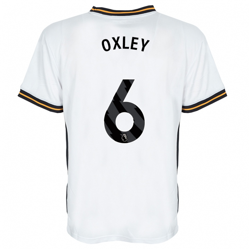 ילדים Tilly Oxley #6 לבן כתום שחור הרחק ג'רזי 2026/27 חולצה קצרה