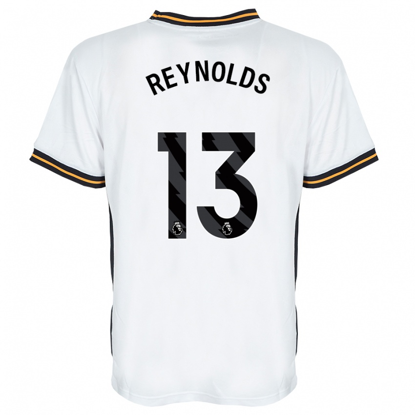 ילדים Kerr Reynolds #13 לבן כתום שחור הרחק ג'רזי 2026/27 חולצה קצרה