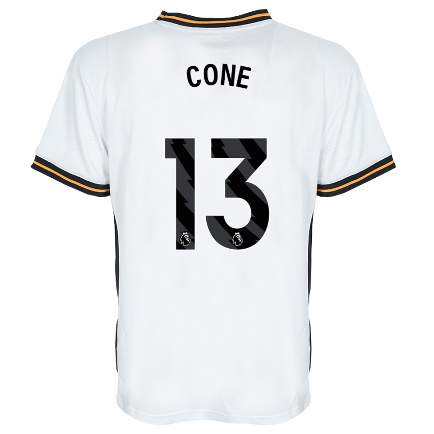 ילדים Sharla Cone #13 לבן כתום שחור הרחק ג'רזי 2026/27 חולצה קצרה