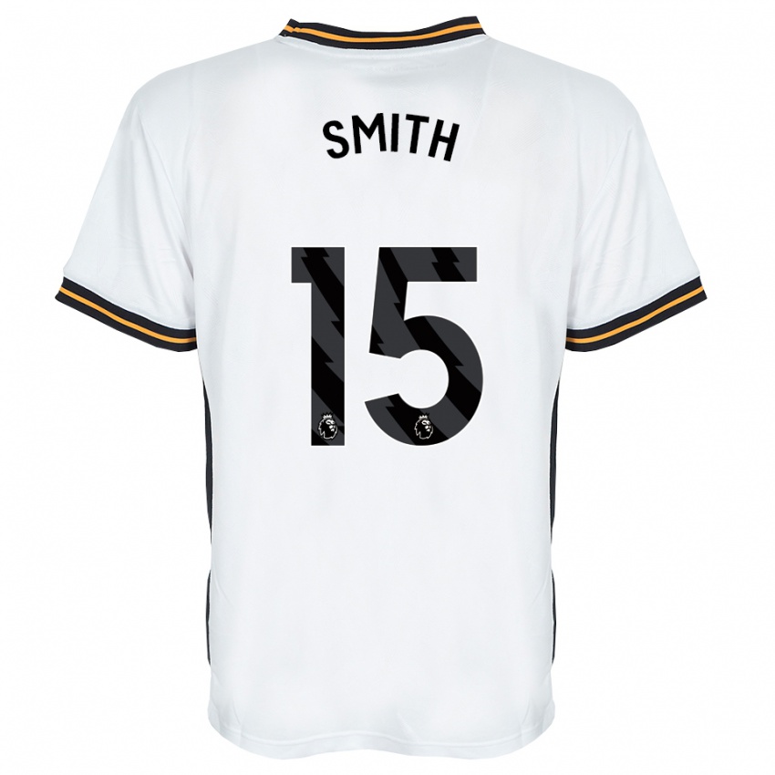 ילדים Suey Smith #15 לבן כתום שחור הרחק ג'רזי 2026/27 חולצה קצרה