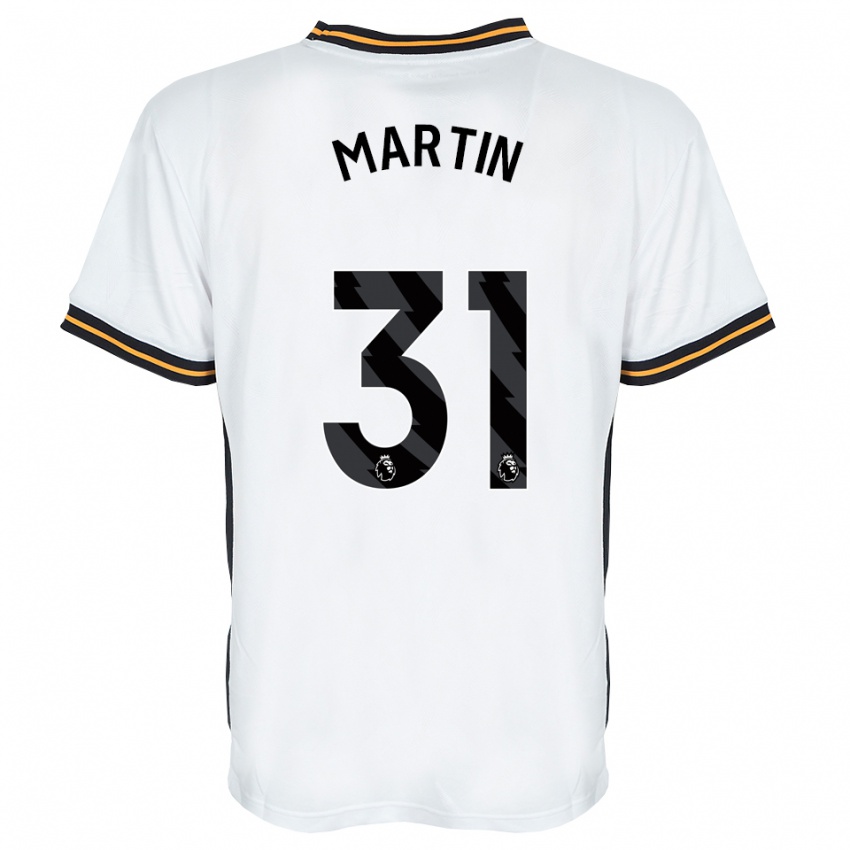 ילדים Faith Martin #31 לבן כתום שחור הרחק ג'רזי 2026/27 חולצה קצרה