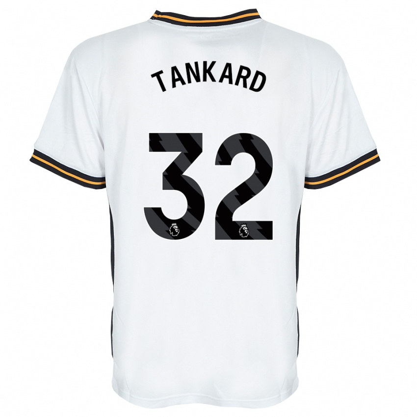 ילדים Lily Tankard #32 לבן כתום שחור הרחק ג'רזי 2026/27 חולצה קצרה