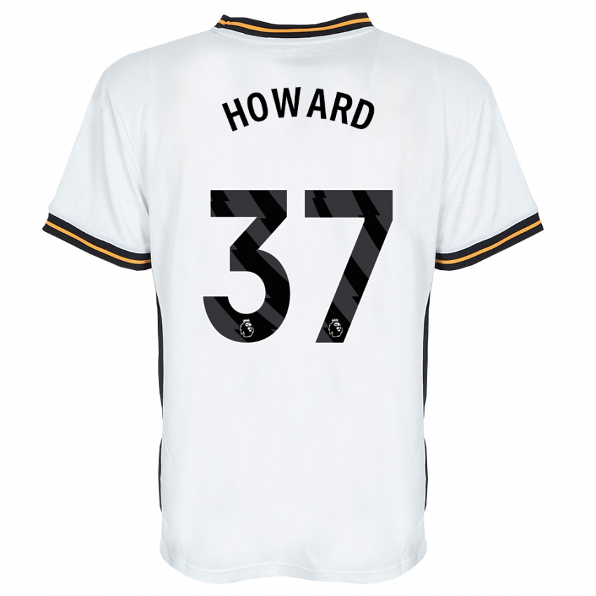ילדים Scarlet Howard #37 לבן כתום שחור הרחק ג'רזי 2026/27 חולצה קצרה