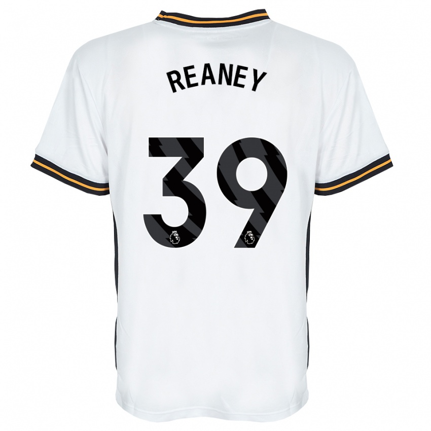 ילדים Mollie Reaney #39 לבן כתום שחור הרחק ג'רזי 2026/27 חולצה קצרה