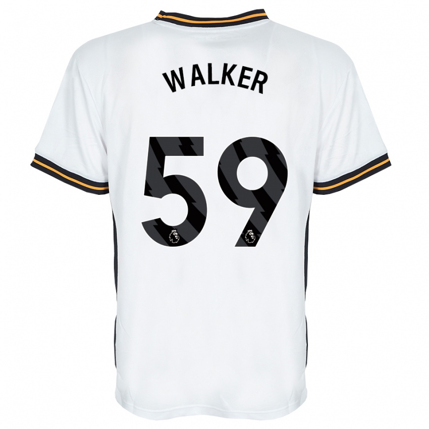 ילדים Coist Walker #59 לבן כתום שחור הרחק ג'רזי 2026/27 חולצה קצרה