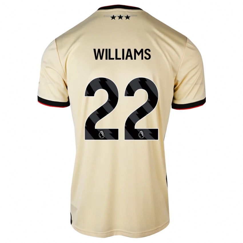 ילדים Evie Williams #22 שיפון לימון שחור אדום הרחק ג'רזי 2026/27 חולצה קצרה ילדים Evie Williams #22 שיפון לימון שחור אדום הרחק ג'רזי 2026/27 חולצה קצרה