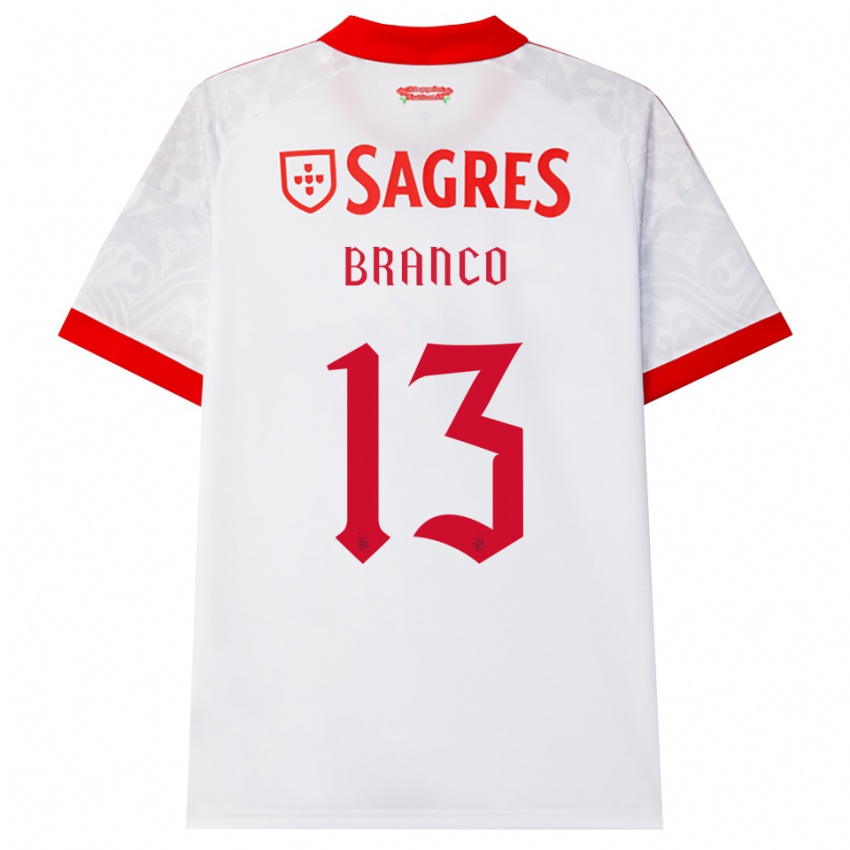 ילדים Marcelo Branco #13 לבן אדום צהוב הרחק ג'רזי 2026/27 חולצה קצרה
