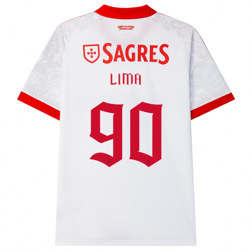 ילדים Ivan Lima #90 לבן אדום צהוב הרחק ג'רזי 2026/27 חולצה קצרה