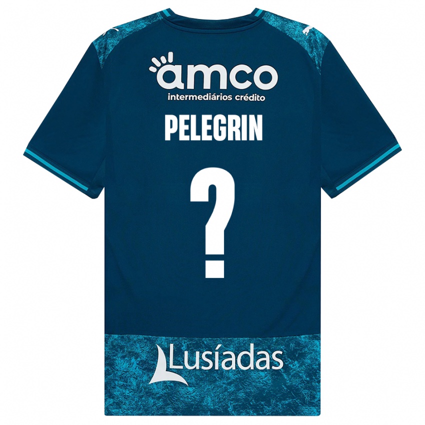 ילדים Lukas Pelegrin #0 אפור כהה טורקיז בינוני הרחק ג'רזי 2026/27 חולצה קצרה