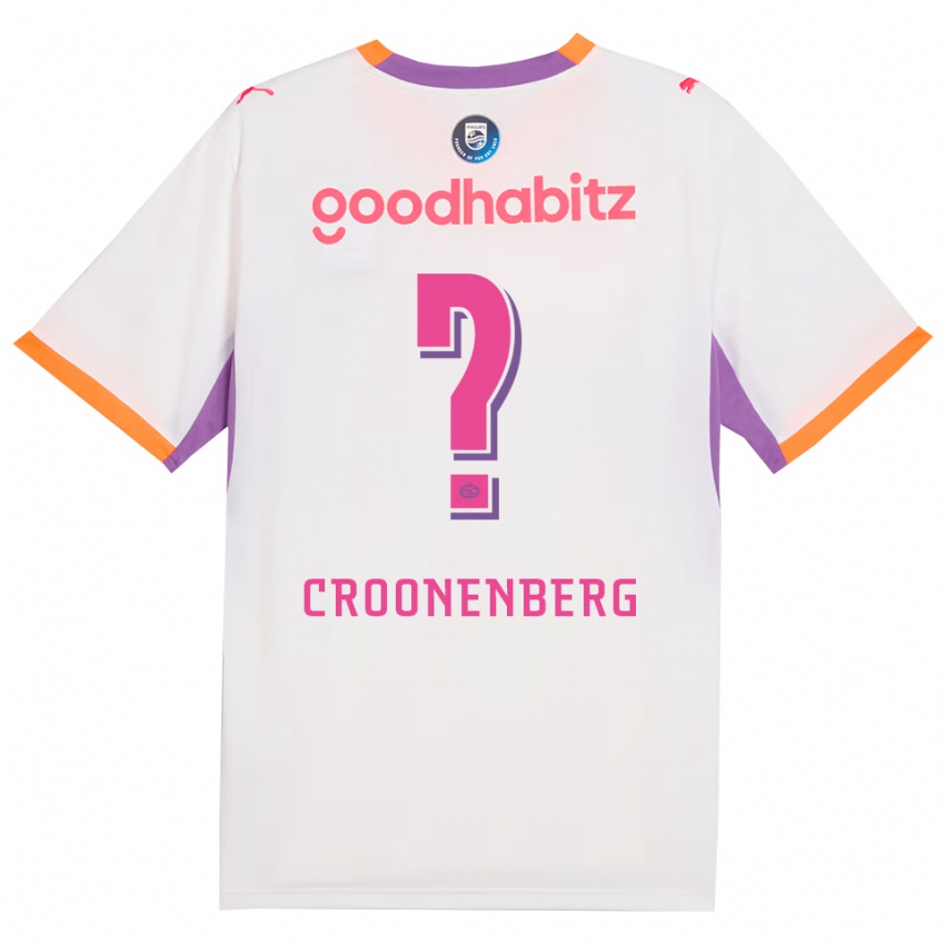 ילדים Luca Croonenberg #0 לבן סגול כתום הרחק ג'רזי 2026/27 חולצה קצרה