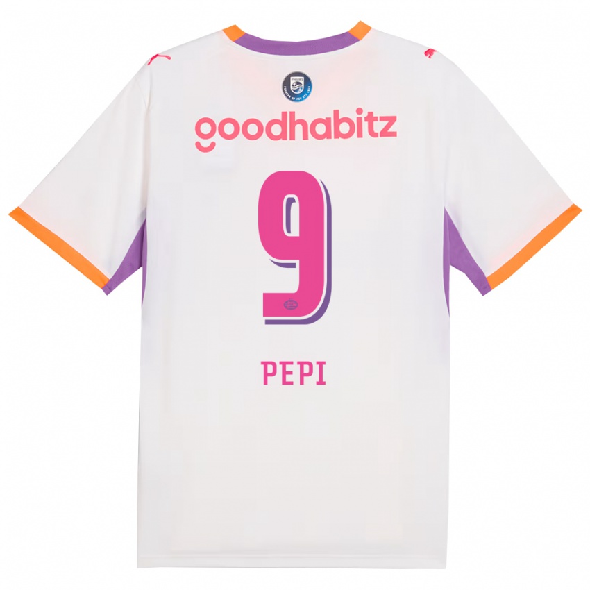ילדים ריקרדו פפי #9 לבן סגול כתום הרחק ג'רזי 2026/27 חולצה קצרה