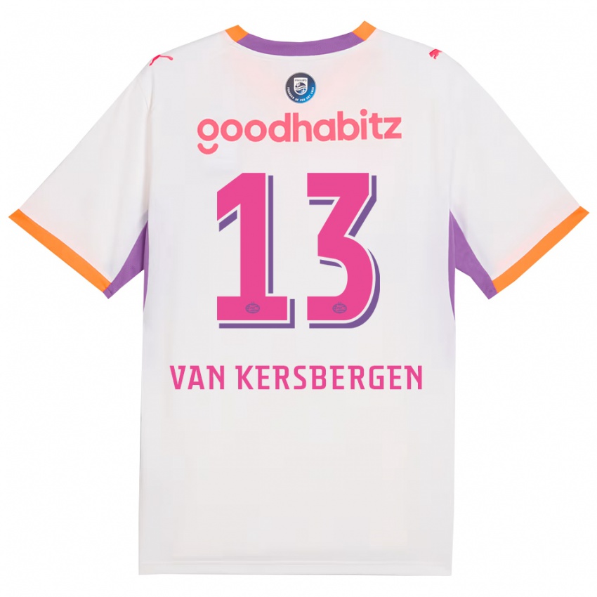 ילדים Sander Van Kersbergen #13 לבן סגול כתום הרחק ג'רזי 2026/27 חולצה קצרה