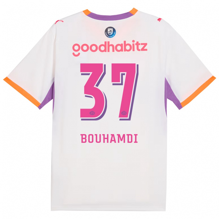 ילדים Amir Bouhamdi #37 לבן סגול כתום הרחק ג'רזי 2026/27 חולצה קצרה