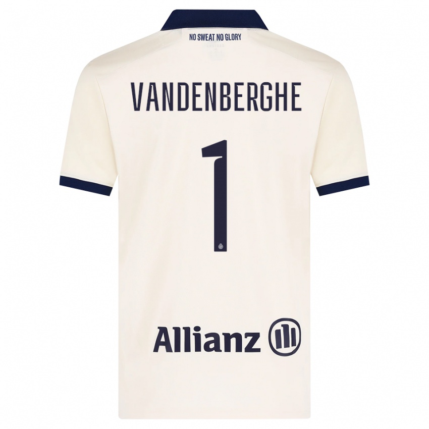 ילדים Xander Vandenberghe #1 בז' שחור הרחק ג'רזי 2026/27 חולצה קצרה