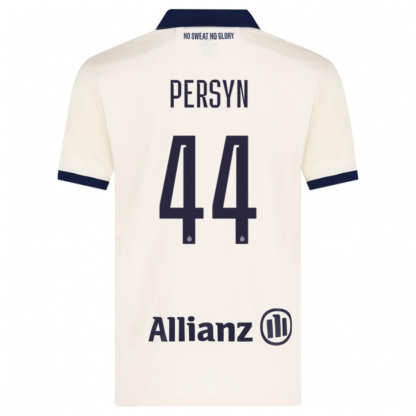 ילדים Noor Persyn #44 בז' שחור הרחק ג'רזי 2026/27 חולצה קצרה
