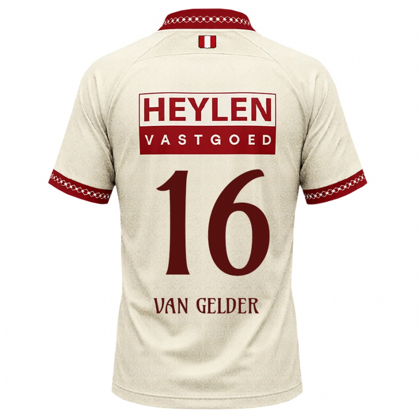 ילדים Louie Van Gelder #16 בז' אדום הרחק ג'רזי 2026/27 חולצה קצרה