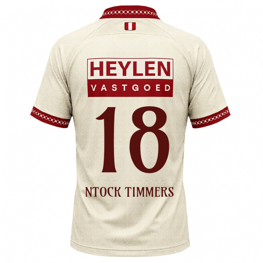 ילדים Kurtis Ntock Timmers #18 בז' אדום הרחק ג'רזי 2026/27 חולצה קצרה