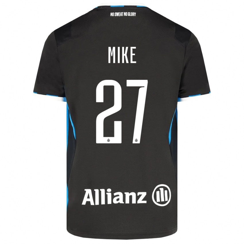 ילדים Wisdom Mike #27 שחור אדום כחול ג'רזי ביתית 2026/27 חולצה קצרה