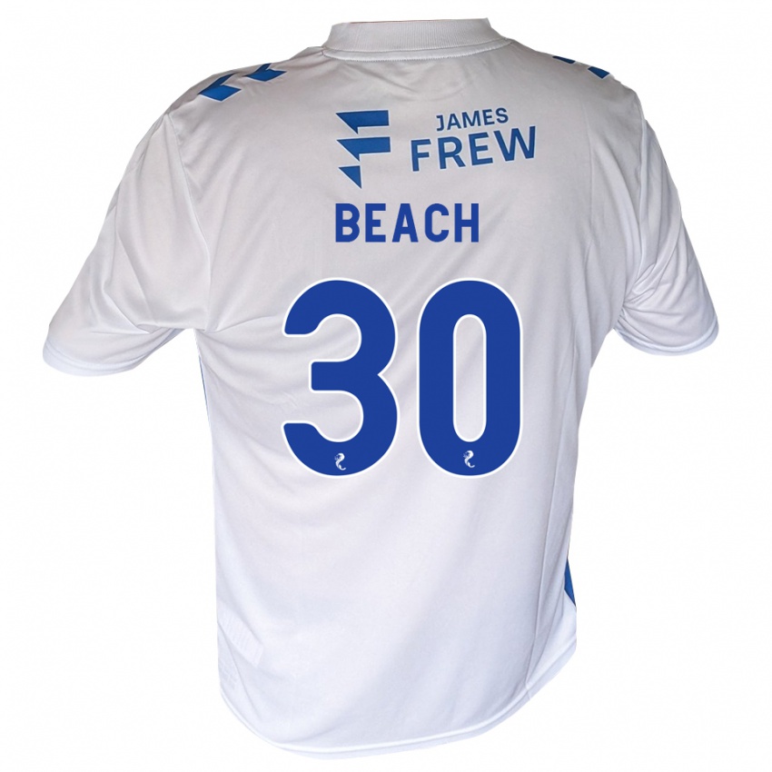 גברים אדי ביץ' #30 כחול מלכותי לבן ג'רזי ביתית 2026/27 חולצה קצרה