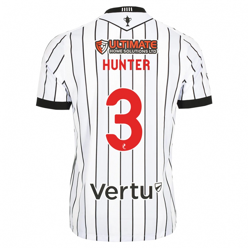 גברים Lyle Hunter #3 לבן שחור אדום ג'רזי ביתית 2026/27 חולצה קצרה