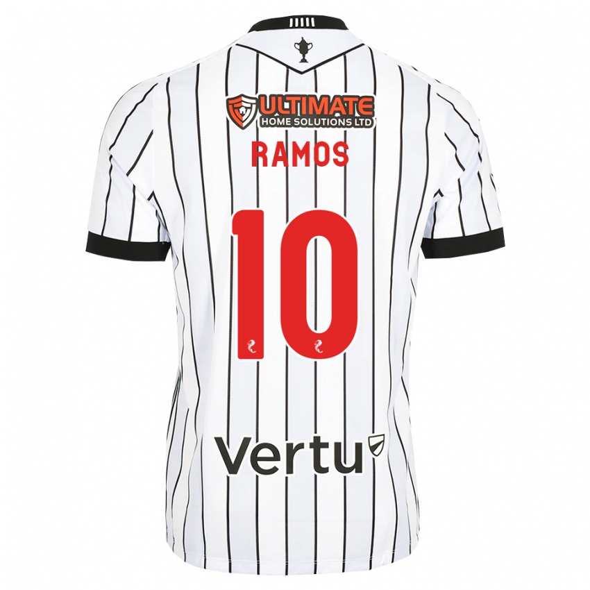 גברים Samuel Ramos #10 לבן שחור אדום ג'רזי ביתית 2026/27 חולצה קצרה