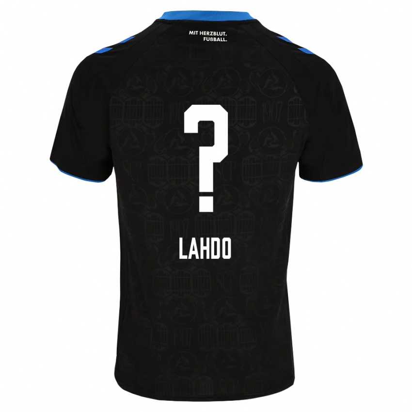 גברים Ninos Lahdo #0 שחור לבן אדום ג'רזי ביתית 2026/27 חולצה קצרה