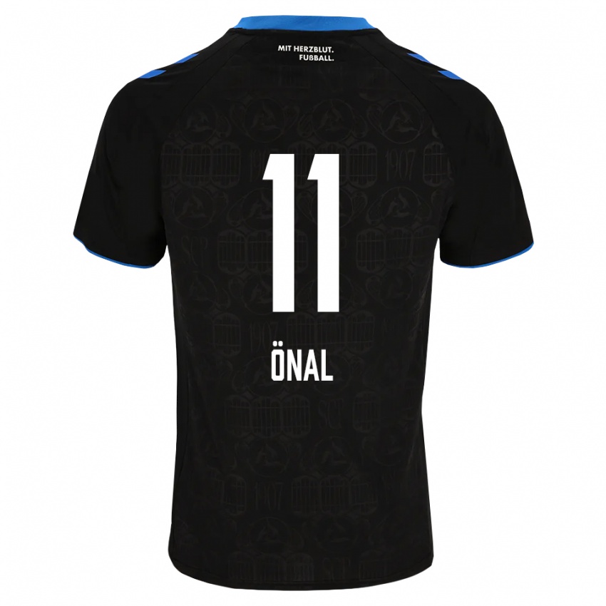 גברים Umut Önal #11 שחור לבן אדום ג'רזי ביתית 2026/27 חולצה קצרה