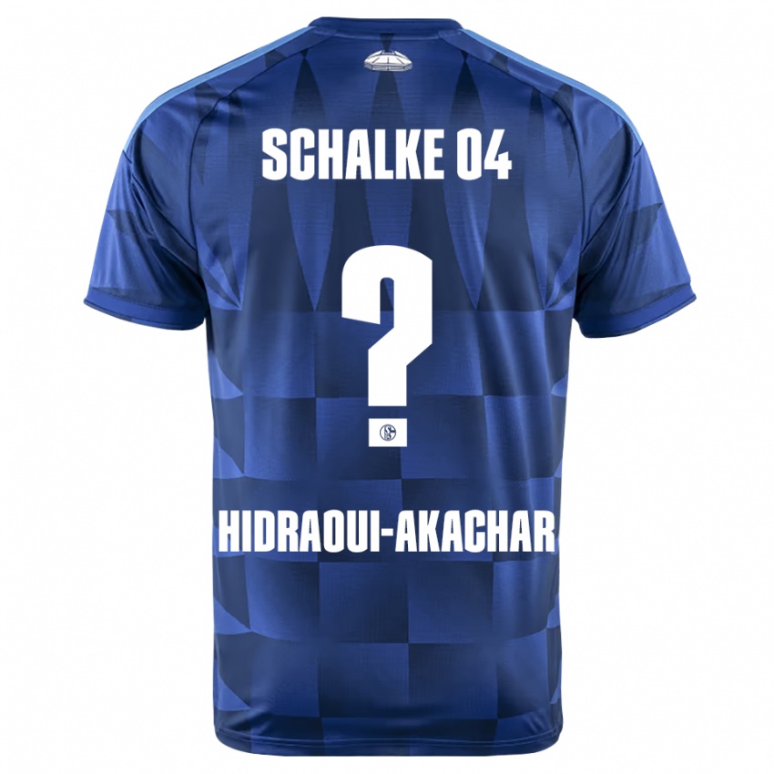 גברים Yassin Hidraoui-Akachar #0 כחול כהה צהוב לבן ג'רזי ביתית 2026/27 חולצה קצרה